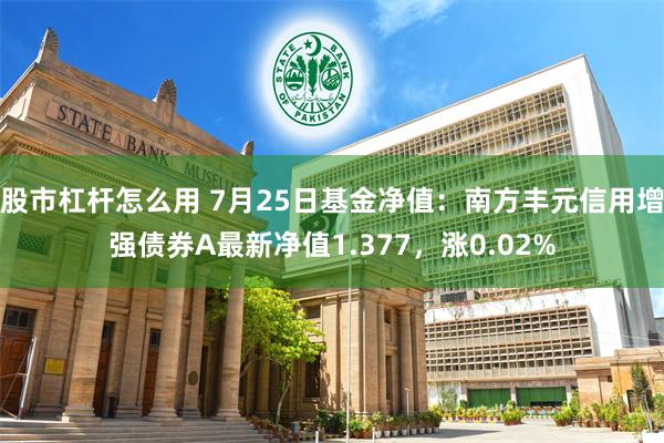 股市杠杆怎么用 7月25日基金净值：南方丰元信用增强债券A最新净值1.377，涨0.02%