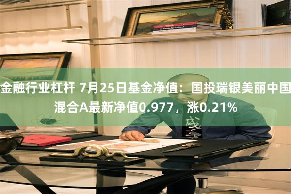 金融行业杠杆 7月25日基金净值：国投瑞银美丽中国混合A最新净值0.977，涨0.21%