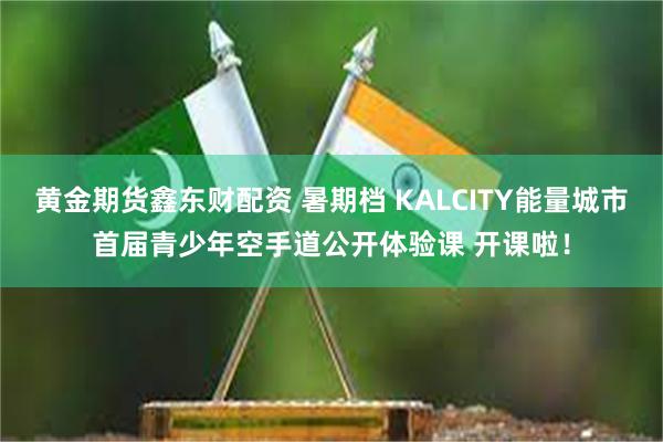 黄金期货鑫东财配资 暑期档 KALCITY能量城市首届青少年空手道公开体验课 开课啦！