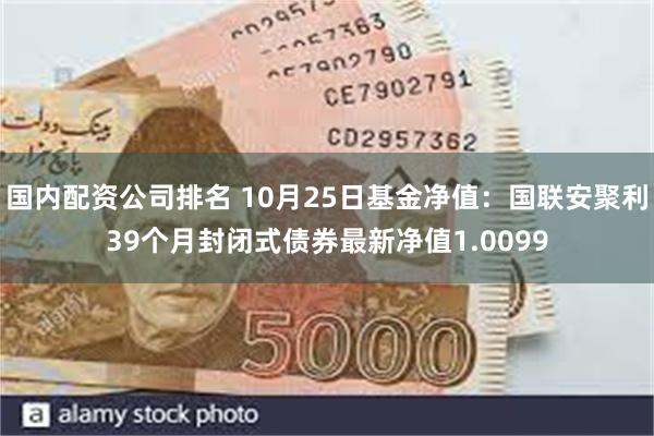 国内配资公司排名 10月25日基金净值：国联安聚利39个月封闭式债券最新净值1.0099